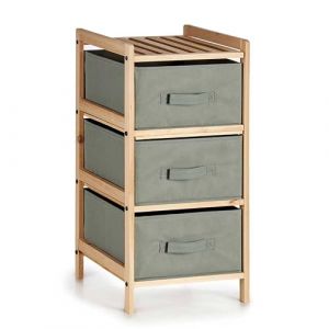 San Ignacio Meuble large 3 tiroirs gris foncé collection KIPIT