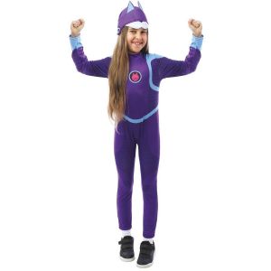 Ruedelafete D&eacute;guisement enfant Petronix™ Emma violet taille 4/6 ans