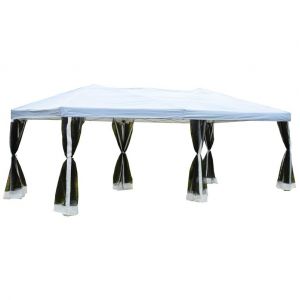 Image de Outsunny Barnum de r&eacute;ception imperm&eacute;abilis&eacute; 6L x 3l x 2,55 m 6 moustiquaires