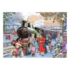 Puzzle 500 XL pièces : À la maison pour Noël