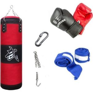 Kit de boxe complet 10749 avec des gants sac et un crochet pour entraînement