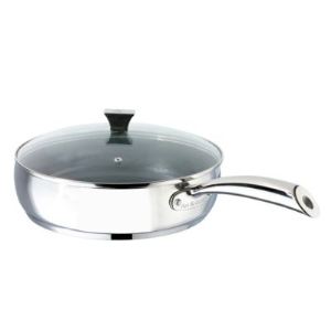 Image de Art & Cuisine Sauteuse Chaudron Line 28 cm avec couvercle en verre tous feux dont induction