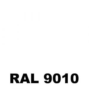 Peinture Antirouille Mat - Metaltop - Blanc pur - RAL 9010 - Pot 5L