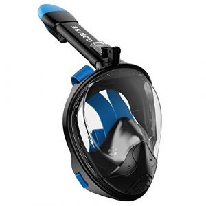 G2RISE Masque de Plong&eacute;e Int&eacute;gral avec Masque et Tuba D&eacute;tachable, Anti-bu&eacute;e et Design Pliable pour Adultes Enfants
