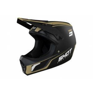 Shot Casque Descente Rogue United XS Black / Gold Matt