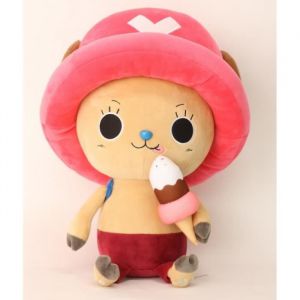 Sakami Merchandise One Piece - Peluche Chopper avec cornet de glace 45cm