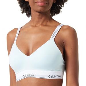 Image de Calvin Klein Femme Soutien-Gorge Brassi&egrave;re Light Lined Moul&eacute;e, Turquoise (Island Reef), XS