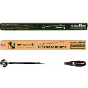 Amoseeds - Cuillère doseuse 1g | Manche extra-long 25cm
