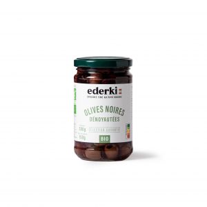 Ederki Olives noires dénoyautées 280g bio - lot de 2