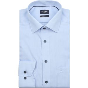 Olymp Chemise Luxor Diamond Twill Clair Bleu clair Bleu taille 41