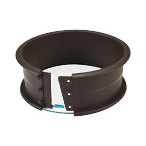 Lurch Molde redondo de silicone platina remov&iacute;vel 20 cm 1 unidade (Marrom)