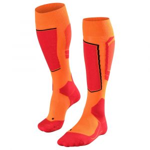 Falke SK4 M KH Chaussettes de Ski Homme, Orange (Flash Orange 8034), 44-45