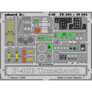 Image de Eduard MAQUETTE P 40B TOMAHAWK TRUMPETER1/48 FE305