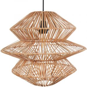Lampe Suspendue En Rotin Naturel Anduki