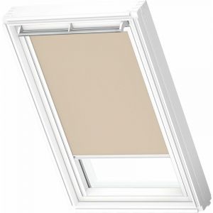 Velux Store occultant (DKL) original, cadre blanc, pour fenêtre de toit MK06 Capuccino