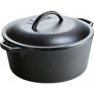 Lodge Cocotte en fonte naturelle 4,7 litres – Tous feux – Made in USA