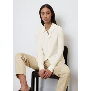 Marc O'Polo Chemisier en jersey en LENZING? ECOVERO? Blanc Marc O?Polo - Couleur Blanc - Taille L