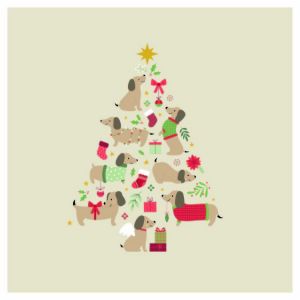 Artémio Set de papiers « Woofy Christmas »