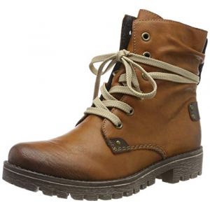 Rieker Herbst/Winter, Botines Femme, Marron (Cayenne/Kastanie 24), 38 EU