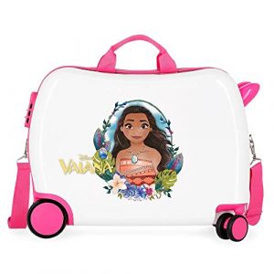 Image de Disney Vaiana Valise pour Enfant Blanche 50 x 39 x 20 cm Rigide ABS Fermeture à Combinaison latérale 34 l 1,8 kg 4 Roues