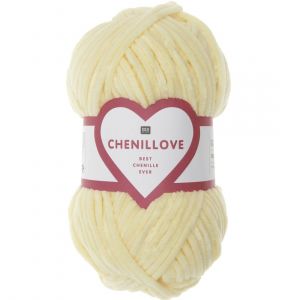 Rico Design Découvrez le Confort et la Douceur de la Pelote Velours Creative Chenillove 100GR de (...) - 03 Jaune