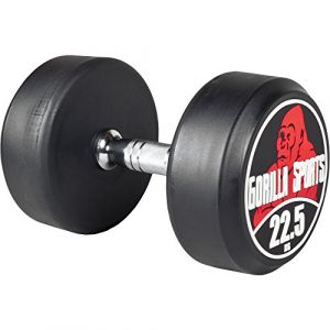 Gorilla Sports 22,5 kg Dumbbell haltère poids