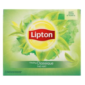 Lipton Thé Vert Classique - La Boite De 50 Sachets - 65 G