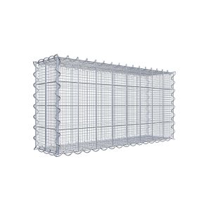 Gabion &agrave; copeaux 80 cm x 40 cm x 20 cm (L x H x P), maille 10 cm x 10 cm, spirale