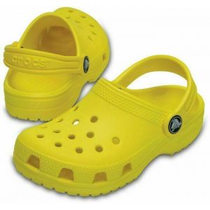 Crocs Classic Clog K, Sabots Mixte Enfant, Citron, 19 EU