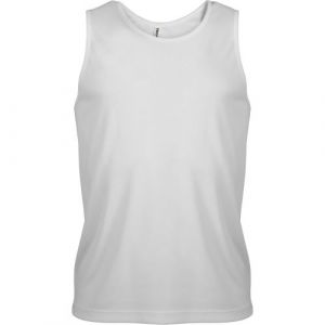 Kariban Débardeur de sport - Homme (S) (Blanc) - UTRW2719