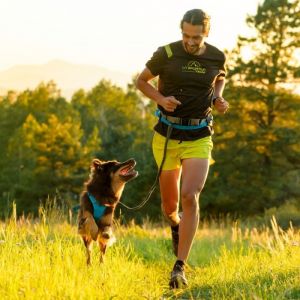 Image de Ruffwear Ceinture Laisse Trail Runner System One Size Granite Gray