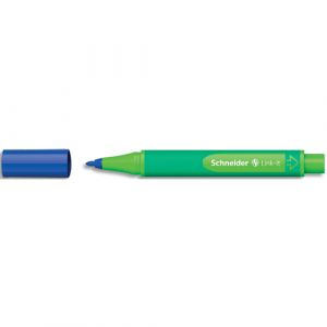 Image de Schneider (Papeterie) Stylo Schneider fineliner Link-It - 1,0 mm - système 'click' pour additionner une autre pointe - bleu