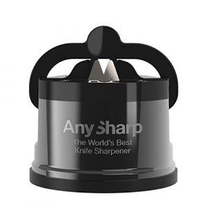 Image de AnySharp Aiguiseur professionnel Pro Métal Chef (4 coloris au choix) Noir