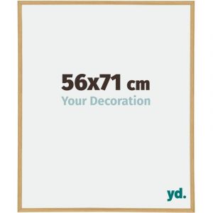 Your Decoration - 56x71 cm - Cadres Photos en Plastique Avec Verre Plexiglas - Excellente Qualité -Hêtre Clair - Cadre Decoration Murale - Annecy.