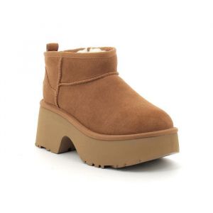 Bottines Classic Ultra Mini compens&eacute;es en cuir