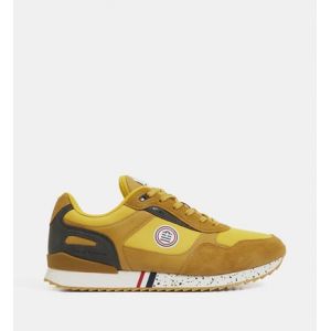 Serge blanco Baskets basses daim mesh logo Jaune - Couleur Jaune - Taille 40