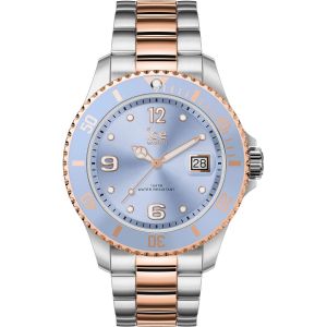 Image de Ice Watch Ice-Watch - ICE steel Sky silver rose-gold - Montre argent pour femme avec bracelet en metal - 016770 (Medium)