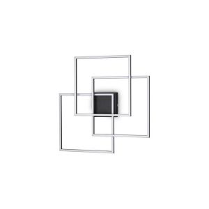 Ideal lux Applique Plafonnier FRAME Noir 1x35W