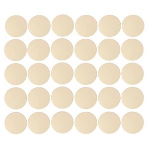Cyclingcolors 30x Cache vis adhésif autocollant diamètre 20mm bouchon trou meuble table chaise maison, blanc crème