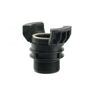 Multitanks Demi raccord symétrique Guillemin, pompier, à verrou à douille filetée male en polypropylène - DN 100 x 4'' BSP