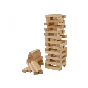 Jeu d adresse xxl rn bois : maxi tour infernale geante 60 blocs - jeu de societe enfant - jenga - jouet exterieur - jardin - plein air - nouveaute