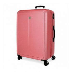 Roll road Cambodge Valise Moyenne Bleue 48 x 68 x 27 cm Rigide ABS Fermeture à Combinaison latérale 72 l 3,8 kg 4 Roues Doubles