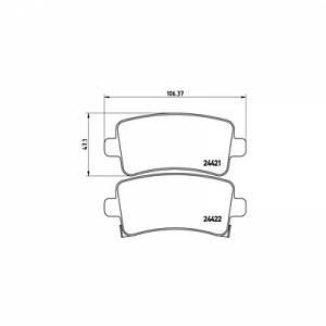 Brembo 4 plaquettes de frein P59060