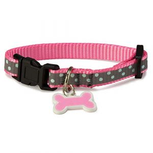 Arquivet Collier Chien Réfléchissant Rose 22 Cm