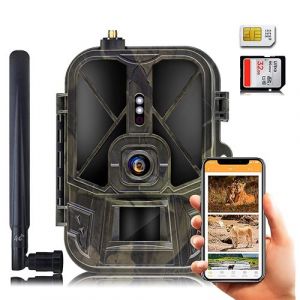Yonis Cam&eacute;ra de Chasse 4K 36MP 4G App Mobile Android iOS + Chargeur + 2 Batteries