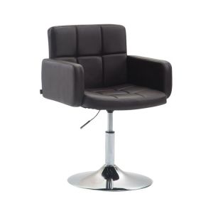CLP Fauteuil lounge Los Angeles similicuir marron