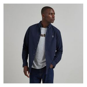 Faguo Chemise classique coton IVOY Bleu