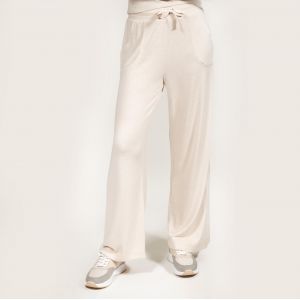 Image de Isotoner Pantalon Homewear femme ultra doux et ultra confort Beige - Couleur Beige - Taille L