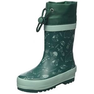 Playshoes Bottes en caoutchouc avec cordon de serrage Bottes de pluie Mixte Enfant, Animaux De La For&ecirc;t, 24 EU
