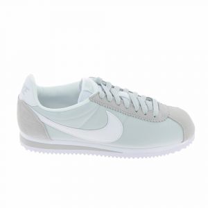 Image de Nike Classic Cortez Nylon, Baskets Femme, Blanc (Pure Gris Platinum/White), 41 EU